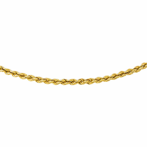 Collier maille corde en or jaune 58 Facettes 5744240CN
