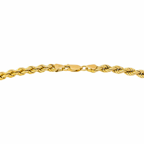 Collier maille corde en or jaune 58 Facettes 5744240CN