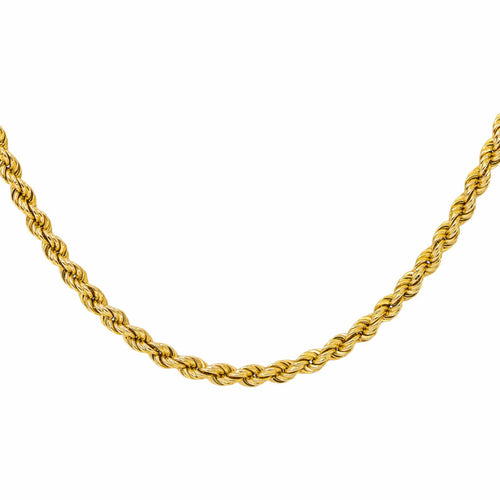Collier maille corde en or jaune 58 Facettes 5744240CN
