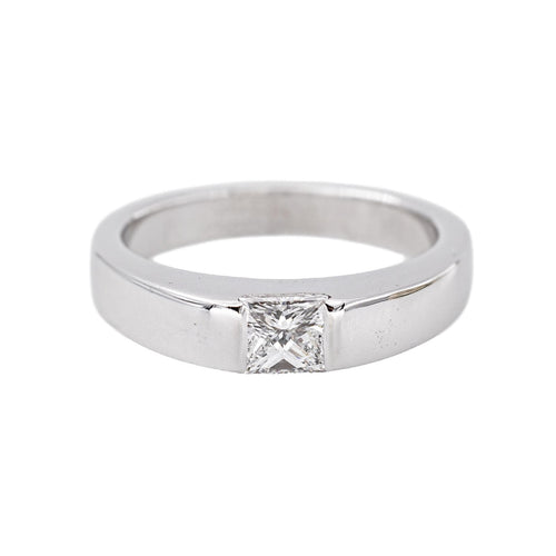 51 Cartier Tank - Bague en or blanc et diamant 58 Facettes 5747872RV
