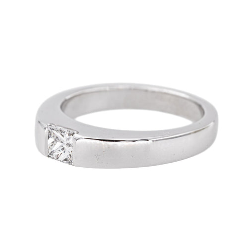 51 Cartier Tank - Bague en or blanc et diamant 58 Facettes 5747872RV