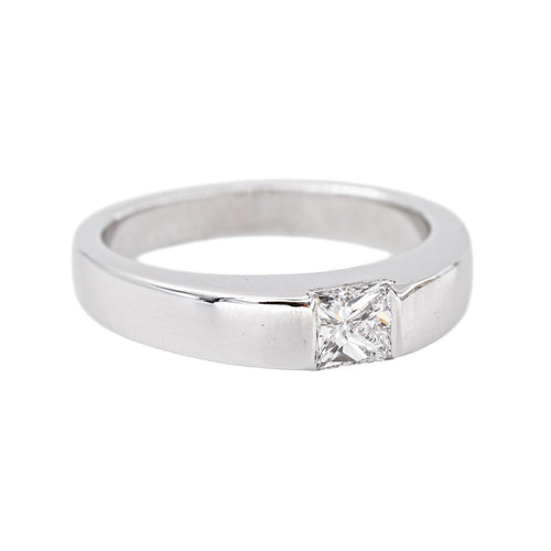 51 Cartier Tank - Bague en or blanc et diamant 58 Facettes 5747872RV