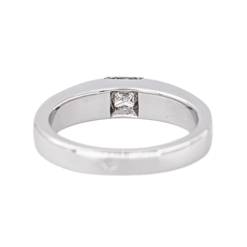 51 Cartier Tank - Bague en or blanc et diamant 58 Facettes 5747872RV