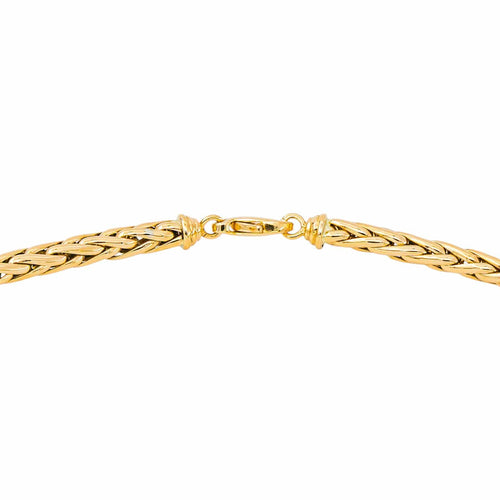 Collier maille Palmier en or jaune 58 Facettes 5751864CN
