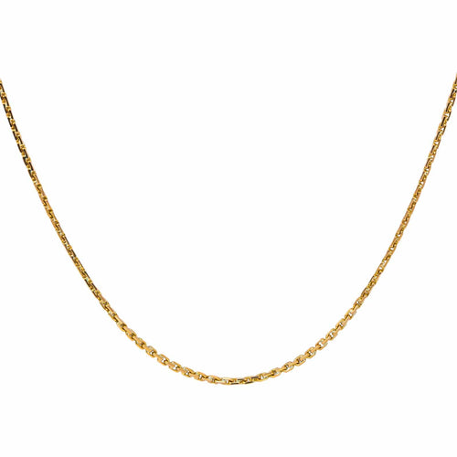 Collier maille forçat en or 18 carats 58 Facettes 5759493CN