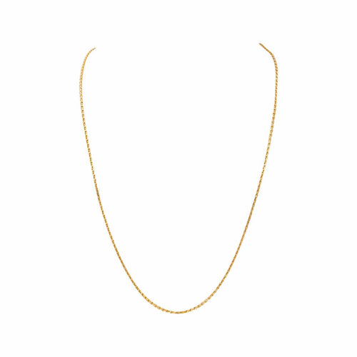 Collier maille forçat en or 18 carats 58 Facettes 5759493CN