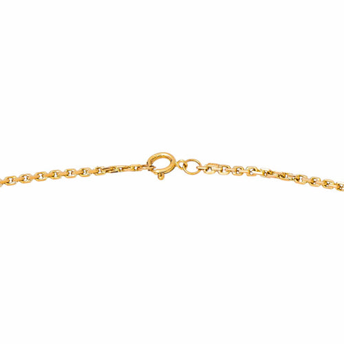 Collier maille forçat en or 18 carats 58 Facettes 5759493CN