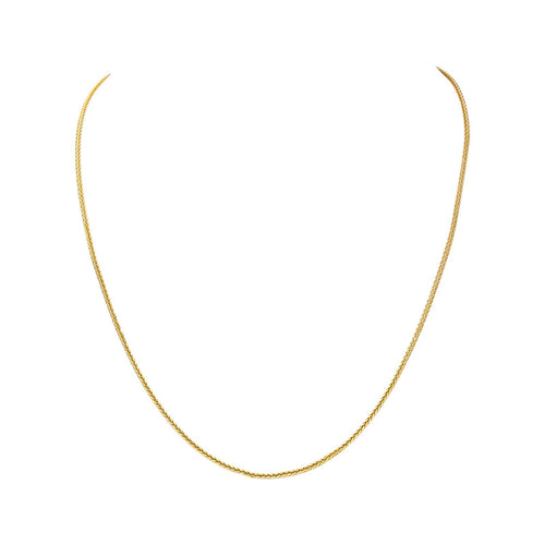 Collier maille tressée en or jaune 58 Facettes 5761572CN