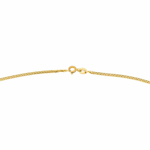 Collier maille tressée en or jaune 58 Facettes 5761572CN