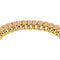 Bracelet maillon Demi Lune en or rose et or jaune 58 Facettes 5761603CN