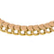Bracelet maillon Demi Lune en or rose et or jaune 58 Facettes 5761603CN
