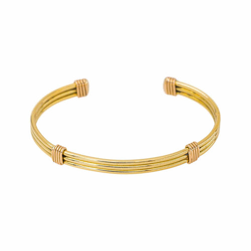 Bracelet jonc en or jaune 58 Facettes 5765891CN