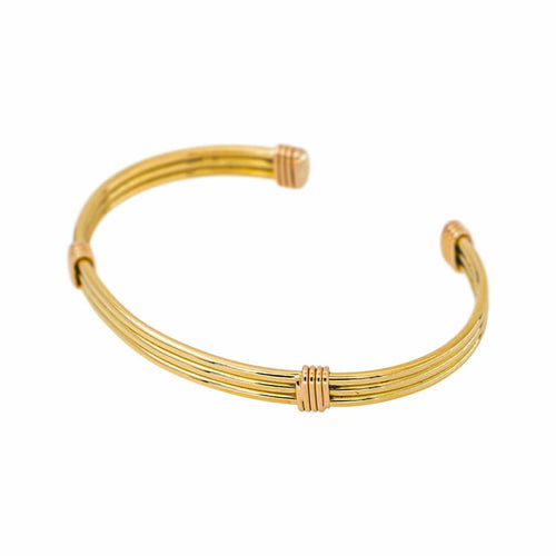 Bracelet jonc en or jaune 58 Facettes 5765891CN