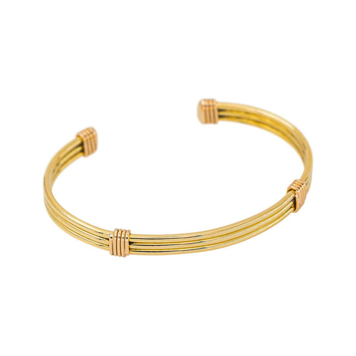 Bracelet jonc en or jaune 58 Facettes 5765891CN