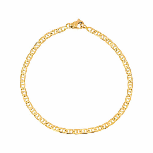 Bracelet maille torsadée en or jaune et or blanc 58 Facettes 5773942CN