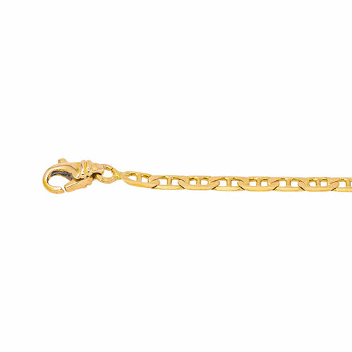 Bracelet maille torsadée en or jaune et or blanc 58 Facettes 5773942CN