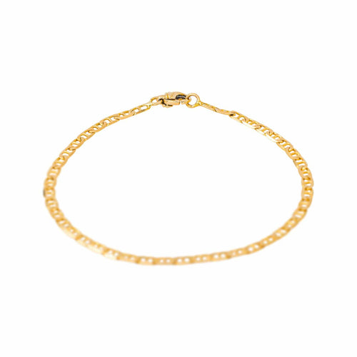 Bracelet maille torsadée en or jaune et or blanc 58 Facettes 5773942CN