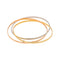 Bracelet jonc en or jaune, blanc et rose 58 Facettes 5774578CN
