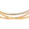 Bracelet jonc en or jaune, blanc et rose 58 Facettes 5774578CN