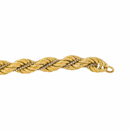 Bracelet maille marine en or jaune 58 Facettes 5774854CN