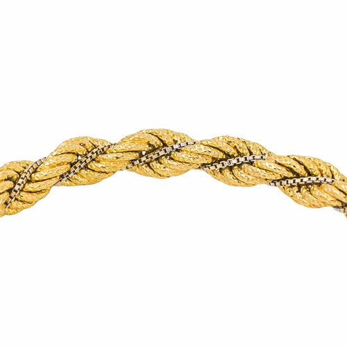 Bracelet maille marine en or jaune 58 Facettes 5774854CN
