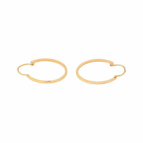 Boucles d'oreilles créoles en or jaune 58 Facettes 5781423CN