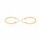 Boucles d'oreilles créoles en or jaune 58 Facettes 5781423CN