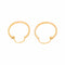 Boucles d'oreilles créoles en or jaune 58 Facettes 5781423CN