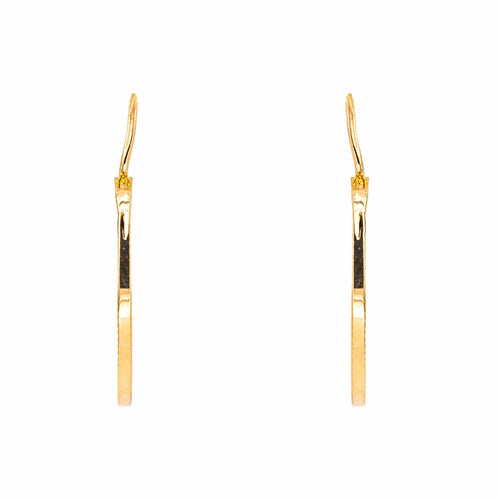 Boucles d'oreilles créoles en or jaune 58 Facettes 5781423CN