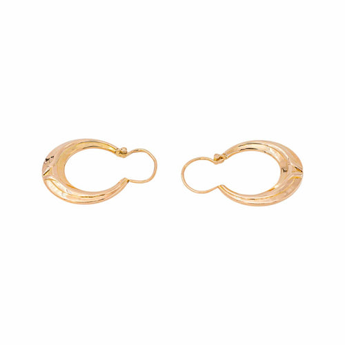 Boucles d'oreilles créoles en or jaune 58 Facettes 5781425CN