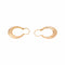 Boucles d'oreilles créoles en or jaune 58 Facettes 5781425CN