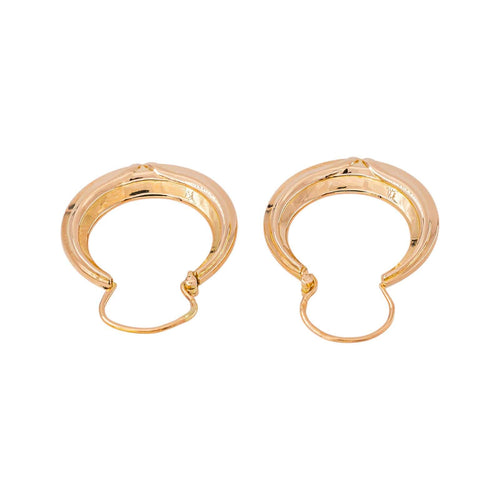 Boucles d'oreilles créoles en or jaune 58 Facettes 5781425CN