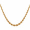 Collier maille corde en or rose 58 Facettes 5782165CN