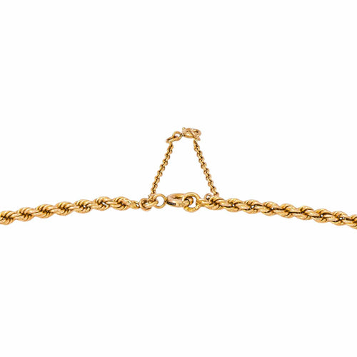 Collier maille corde en or rose 58 Facettes 5782165CN
