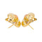 Boucles d'oreilles en or jaune et or rose 18 carats 58 Facettes 5787117CN