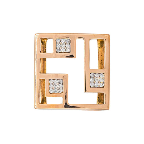 Garel - Pendentif en or rose et diamants 58 Facettes 5799136CN