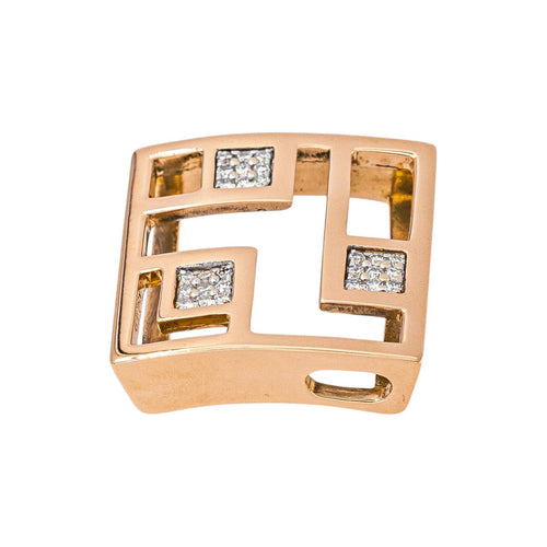 Garel - Pendentif en or rose et diamants 58 Facettes 5799136CN