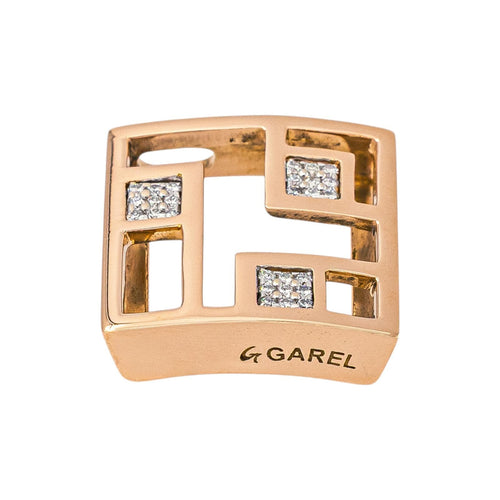 Garel - Pendentif en or rose et diamants 58 Facettes 5799136CN