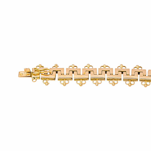 Collier maille grecque en or rose 58 Facettes 5799565CN