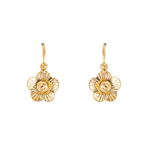 Boucles d'oreilles dormeuses en or jaune 58 Facettes 5799601CN
