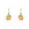 Boucles d'oreilles dormeuses en or jaune 58 Facettes 5799601CN