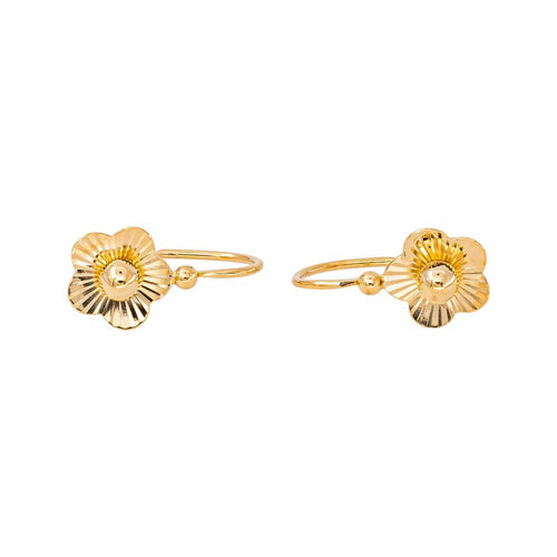 Boucles d'oreilles dormeuses en or jaune 58 Facettes 5799601CN