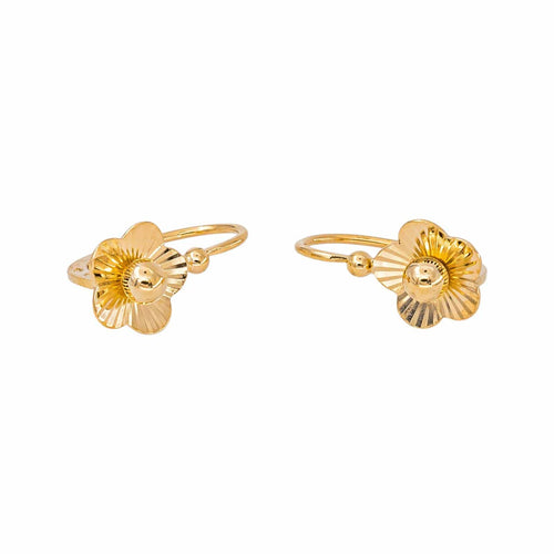Boucles d'oreilles dormeuses en or jaune 58 Facettes 5799601CN