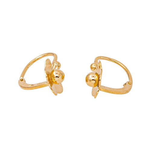 Boucles d'oreilles dormeuses en or jaune 58 Facettes 5799601CN