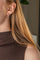 Boucles d'oreilles en or blanc et noir 18 ct avec diamants bruns 58 Facettes 5828128CN