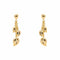 Boucles d'oreilles feuilles en or jaune 58 Facettes 5828461CN