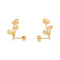 Boucles d'oreilles feuilles en or jaune 58 Facettes 5828461CN