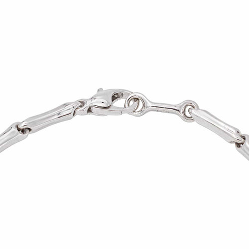 Chimento Bamboo - Bracelet maille bâton en or blanc 58 Facettes 5828463CN