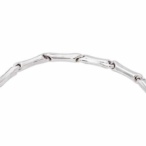Chimento Bamboo - Bracelet maille bâton en or blanc 58 Facettes 5828463CN