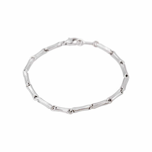 Chimento Bamboo - Bracelet maille bâton en or blanc 58 Facettes 5828463CN